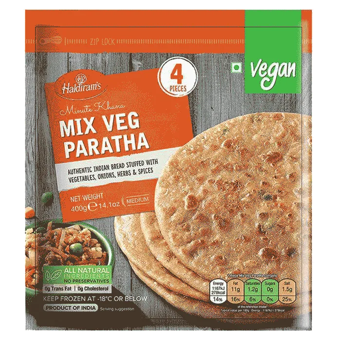 Haldiram's Mix Veg Paratha 400g